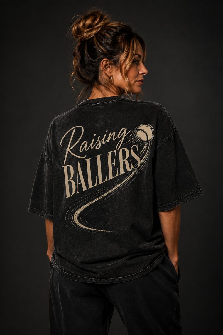Raising Ballers — Softball Mom Tee