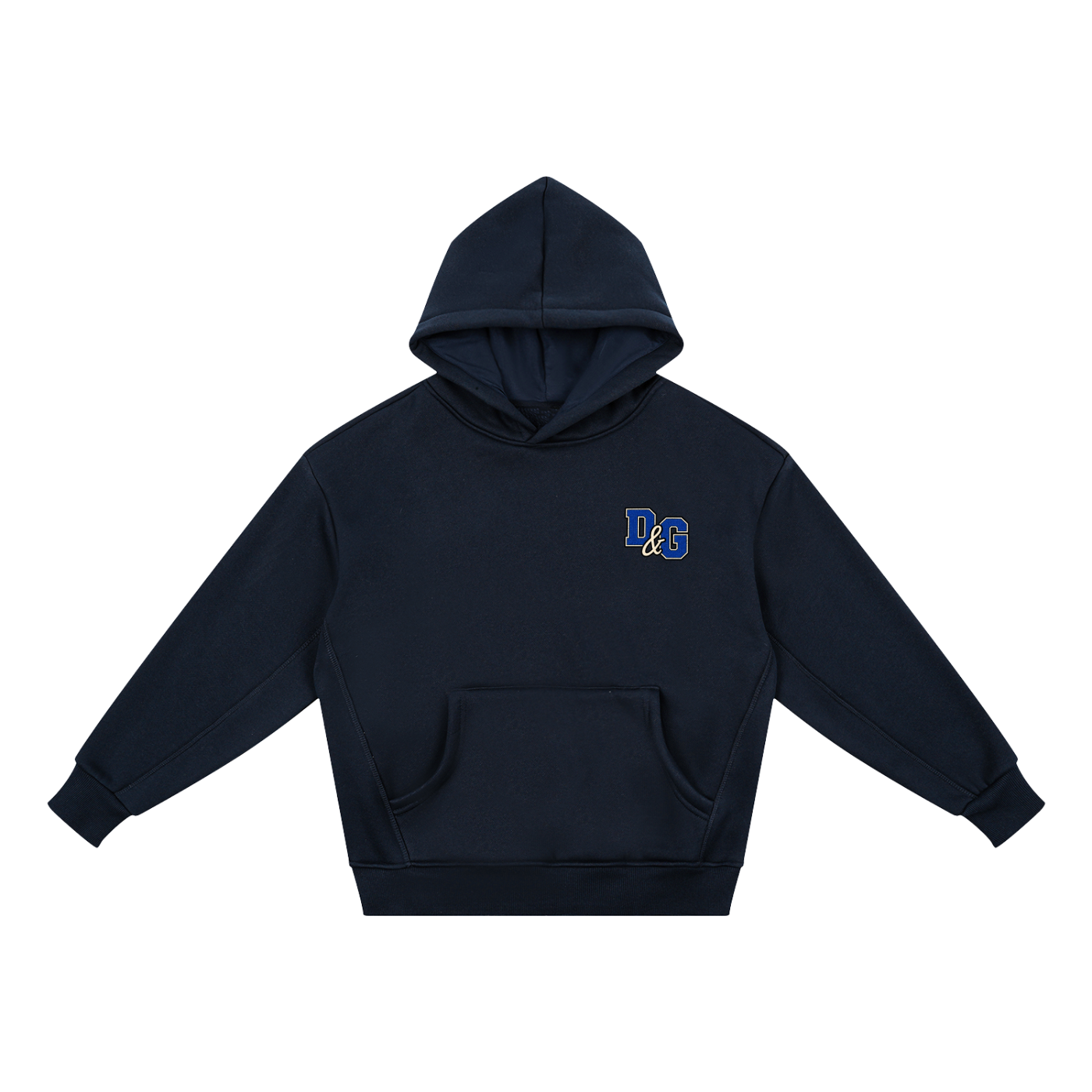 Navy Blue youth hoodie front
