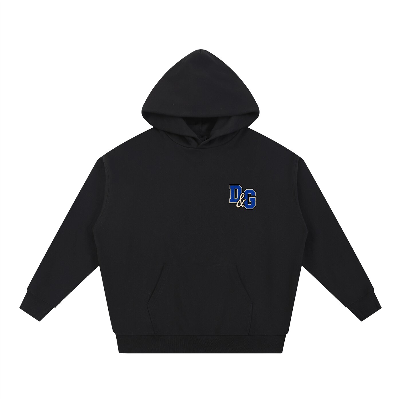 Black hoodie front