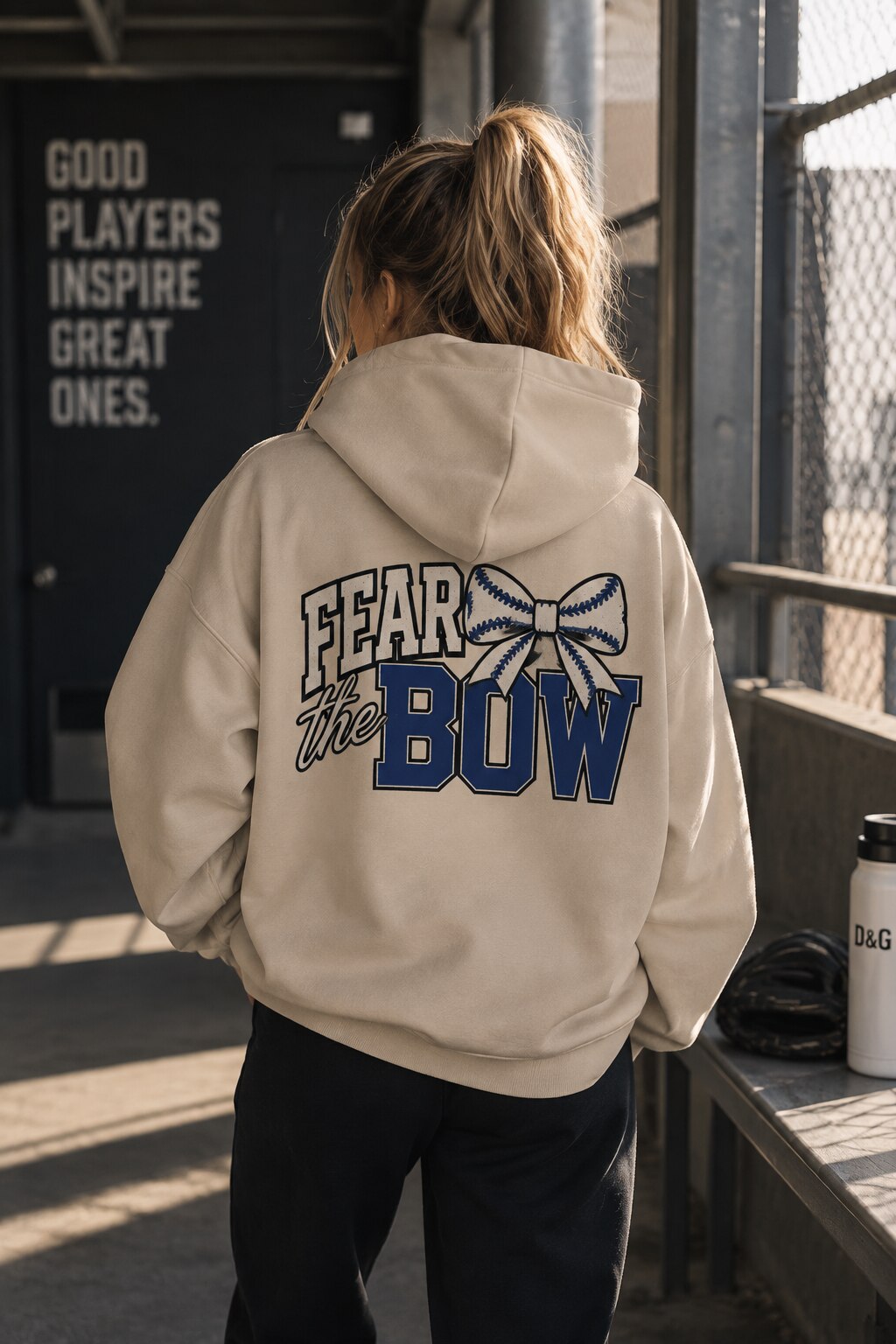 FEAR THE BOW heavyweight hoodie — new drop
